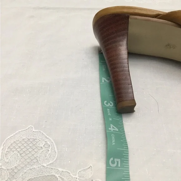 UNISA Camel Open-Toe Heels - Picture 2 of 13